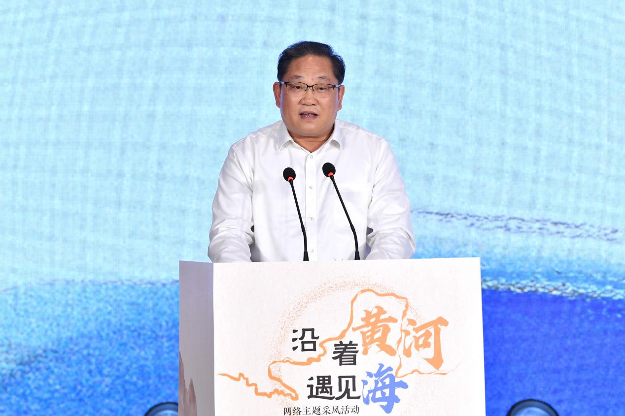 “沿着黄河遇见海”网络主题采风活动在山东东营启开云APP 开云官网入口动(图3)